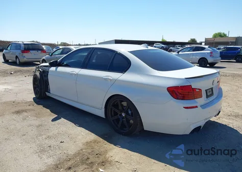 2014 BMW M5 из США, поврежденный, VIN WBSFV9C53ED593286